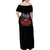 Red Tails Spitfire Tuskegee Airmen Family Matching Off Shoulder Maxi Dress and Hawaiian Shirt 332nd Fighter Group WWII Legacy Tribute - Wonder Print Shop
