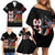 Red Tails Spitfire Tuskegee Airmen Family Matching Off Shoulder Short Dress and Hawaiian Shirt 332nd Fighter Group WWII Legacy Tribute - Wonder Print Shop