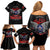 Red Tails Spitfire Tuskegee Airmen Family Matching Off Shoulder Short Dress and Hawaiian Shirt 332nd Fighter Group WWII Legacy Tribute - Wonder Print Shop