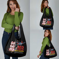 Red Tails Spitfire Tuskegee Airmen Grocery Bag 332nd Fighter Group WWII Legacy Tribute - Wonder Print Shop