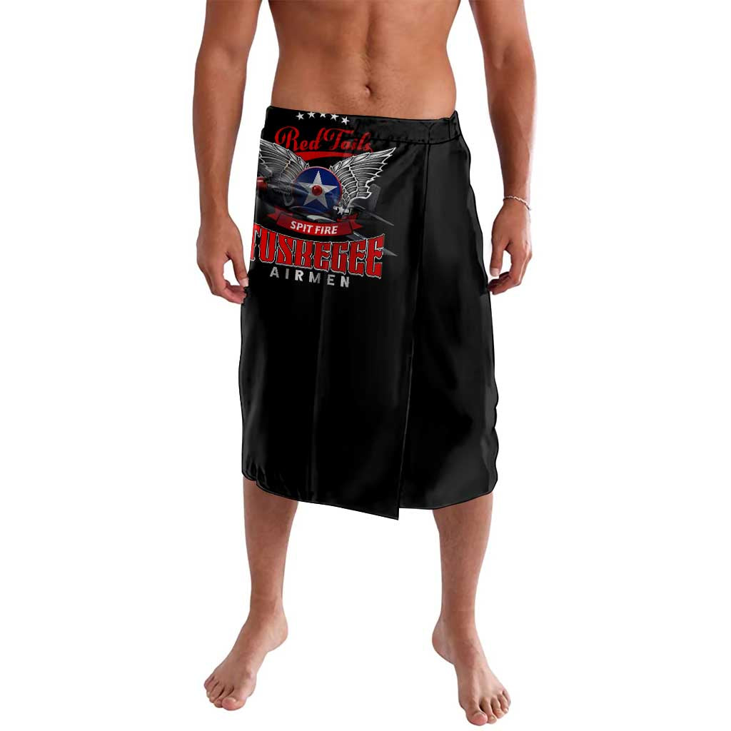 Red Tails Spitfire Tuskegee Airmen Lavalava 332nd Fighter Group WWII Legacy Tribute - Wonder Print Shop