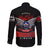 Red Tails Spitfire Tuskegee Airmen Long Sleeve Button Shirt 332nd Fighter Group WWII Legacy Tribute - Wonder Print Shop