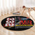 Red Tails Spitfire Tuskegee Airmen Round Carpet 332nd Fighter Group WWII Legacy Tribute - Wonder Print Shop