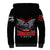 Red Tails Spitfire Tuskegee Airmen Sherpa Hoodie 332nd Fighter Group WWII Legacy Tribute - Wonder Print Shop
