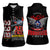 Red Tails Spitfire Tuskegee Airmen Women Sleeveless Polo Shirt 332nd Fighter Group WWII Legacy Tribute - Wonder Print Shop