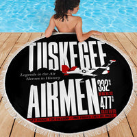 Wings of Honor Tuskegee Airmen Beach Blanket 332nd 477th Fighter Group Tribute - Wonder Print Shop
