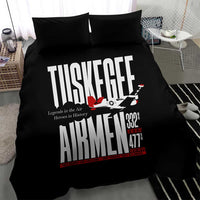 Wings of Honor Tuskegee Airmen Bedding Set 332nd 477th Fighter Group Tribute - Wonder Print Shop