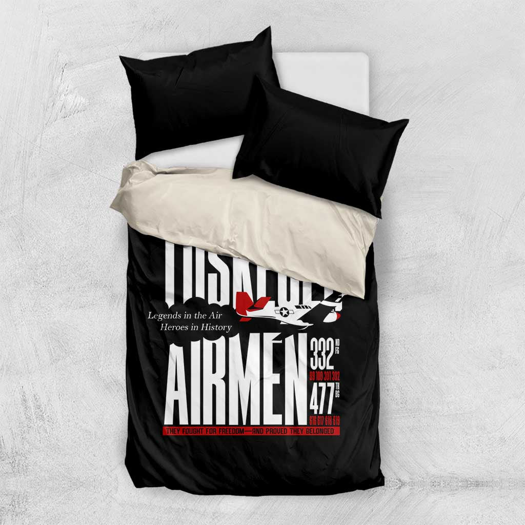 Wings of Honor Tuskegee Airmen Bedding Set 332nd 477th Fighter Group Tribute - Wonder Print Shop