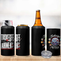 Wings of Honor Tuskegee Airmen 4 in 1 Can Cooler Tumbler 332nd 477th Fighter Group Tribute - Wonder Print Shop