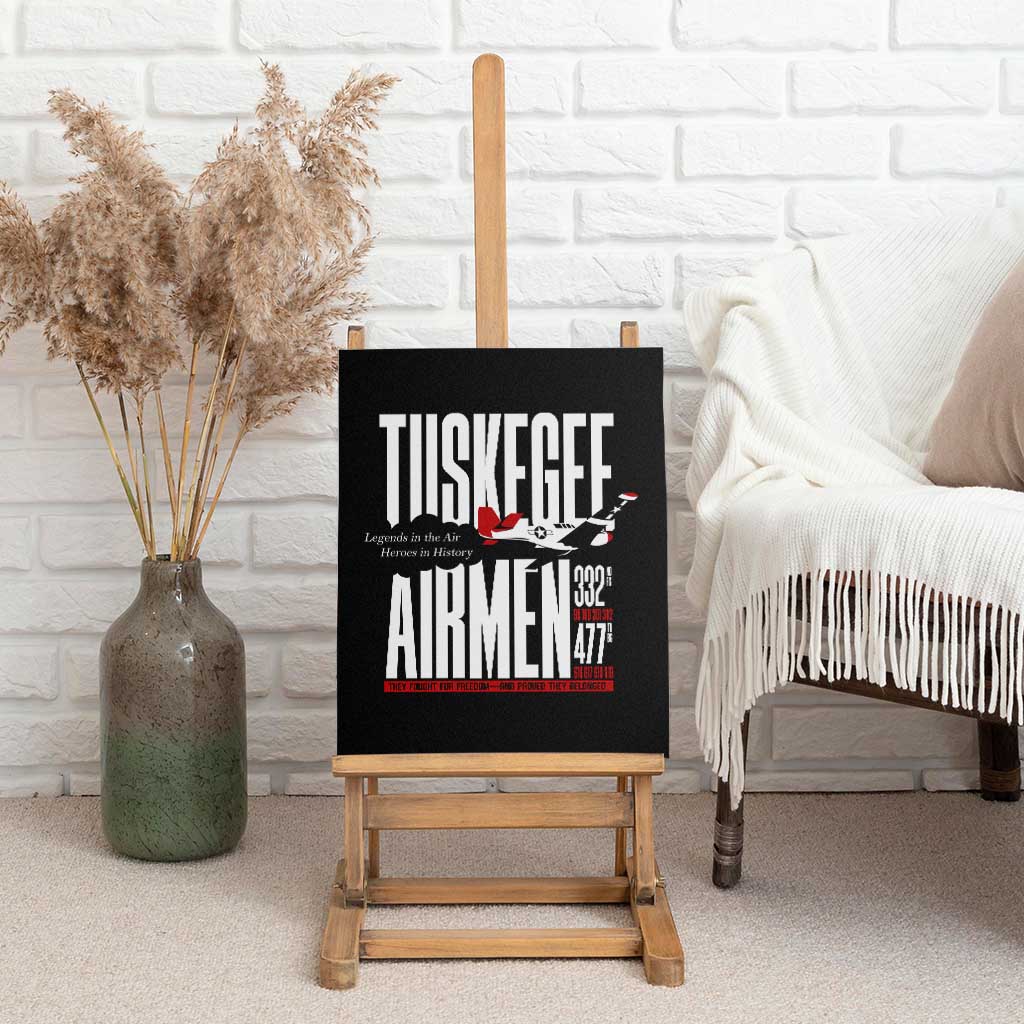 Wings of Honor Tuskegee Airmen Canvas Wall Art 332nd 477th Fighter Group Tribute - Wonder Print Shop