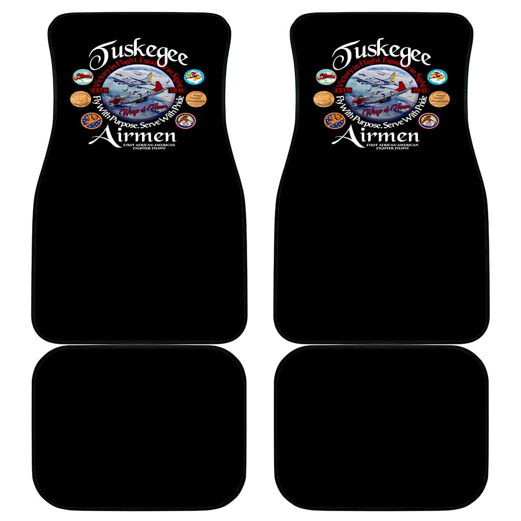 Wings of Honor Tuskegee Airmen Car Mats 332nd 477th Fighter Group Tribute - Wonder Print Shop