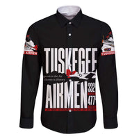 Wings of Honor Tuskegee Airmen Family Matching Off The Shoulder Long Sleeve Dress and Hawaiian Shirt 332nd 477th Fighter Group Tribute - Wonder Print Shop