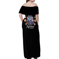 Wings of Honor Tuskegee Airmen Family Matching Off Shoulder Maxi Dress and Hawaiian Shirt 332nd 477th Fighter Group Tribute - Wonder Print Shop