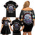 Wings of Honor Tuskegee Airmen Family Matching Off Shoulder Short Dress and Hawaiian Shirt 332nd 477th Fighter Group Tribute - Wonder Print Shop
