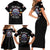 Wings of Honor Tuskegee Airmen Family Matching Short Sleeve Bodycon Dress and Hawaiian Shirt 332nd 477th Fighter Group Tribute - Wonder Print Shop