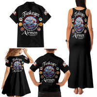 Wings of Honor Tuskegee Airmen Family Matching Tank Maxi Dress and Hawaiian Shirt 332nd 477th Fighter Group Tribute - Wonder Print Shop