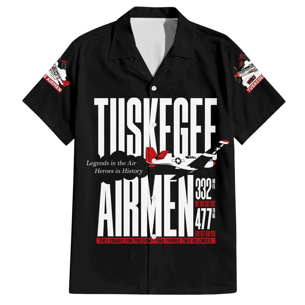 Wings of Honor Tuskegee Airmen Hawaiian Shirt 332nd 477th Fighter Group Tribute - Wonder Print Shop