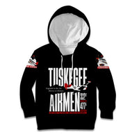 Wings of Honor Tuskegee Airmen Kid Hoodie 332nd 477th Fighter Group Tribute - Wonder Print Shop