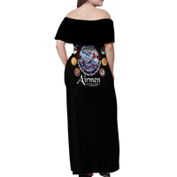 Wings of Honor Tuskegee Airmen Off Shoulder Maxi Dress 332nd 477th Fighter Group Tribute - Wonder Print Shop