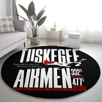 Wings of Honor Tuskegee Airmen Round Carpet 332nd 477th Fighter Group Tribute - Wonder Print Shop