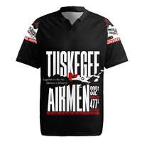 Wings of Honor Tuskegee Airmen Rugby Jersey 332nd 477th Fighter Group Tribute - Wonder Print Shop
