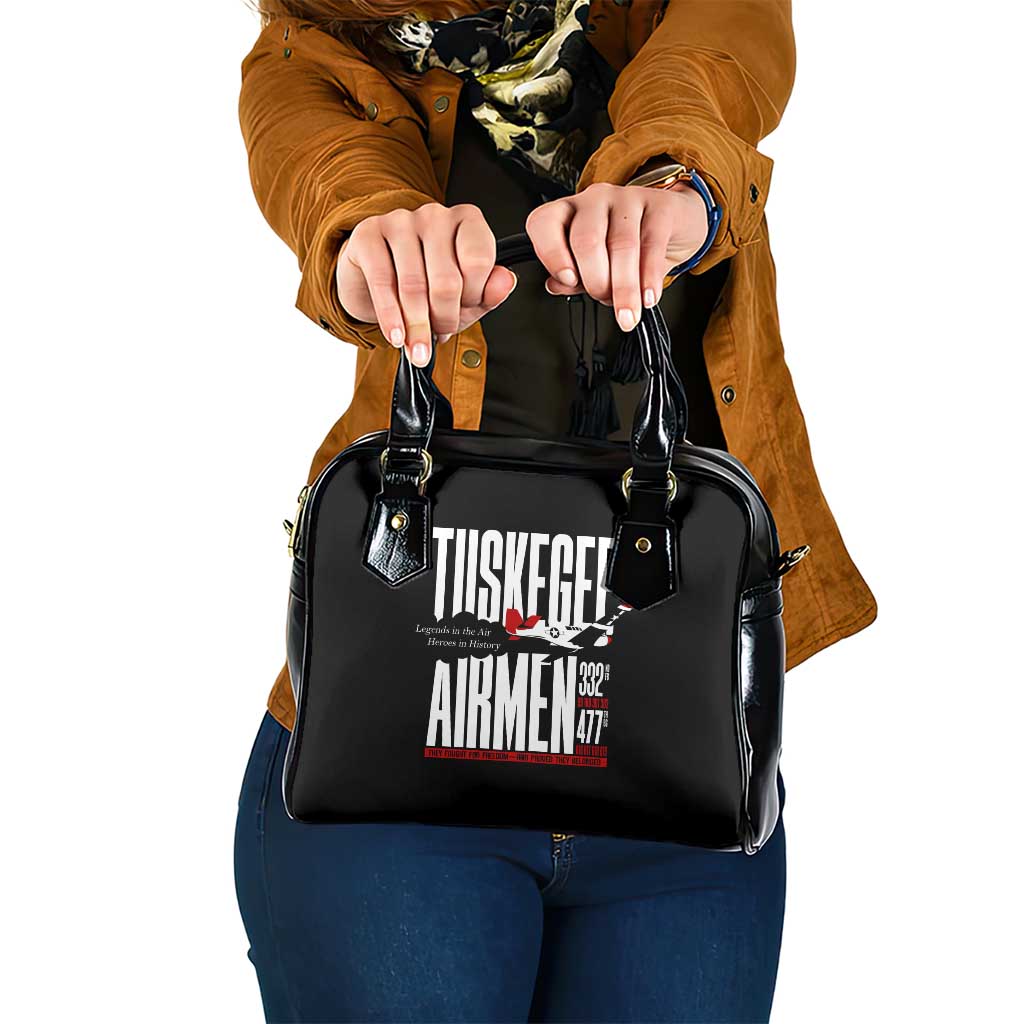 Wings of Honor Tuskegee Airmen Shoulder Handbag 332nd 477th Fighter Group Tribute - Wonder Print Shop