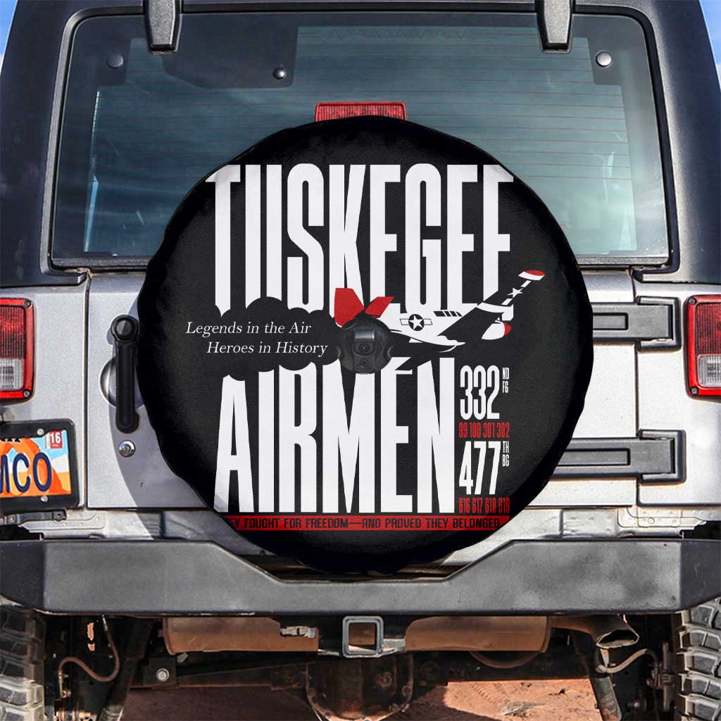 Wings of Honor Tuskegee Airmen Spare Tire Cover 332nd 477th Fighter Group Tribute - Wonder Print Shop