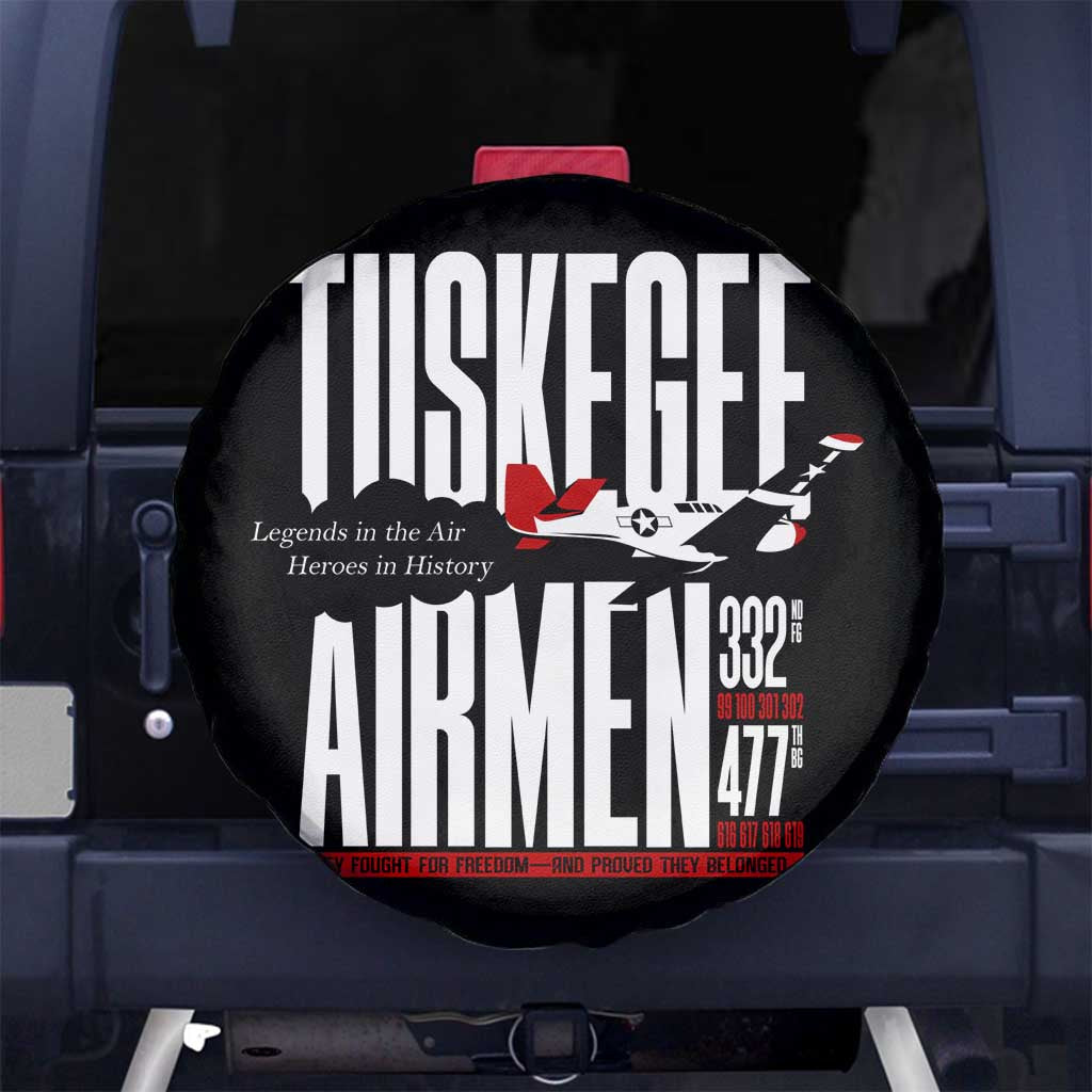 Wings of Honor Tuskegee Airmen Spare Tire Cover 332nd 477th Fighter Group Tribute - Wonder Print Shop