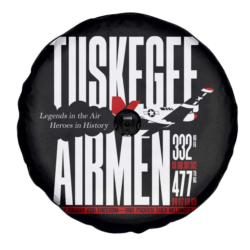 Wings of Honor Tuskegee Airmen Spare Tire Cover 332nd 477th Fighter Group Tribute - Wonder Print Shop