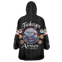 Wings of Honor Tuskegee Airmen Wearable Blanket Hoodie 332nd 477th Fighter Group Tribute - Wonder Print Shop
