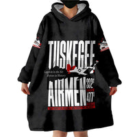 Wings of Honor Tuskegee Airmen Wearable Blanket Hoodie 332nd 477th Fighter Group Tribute - Wonder Print Shop