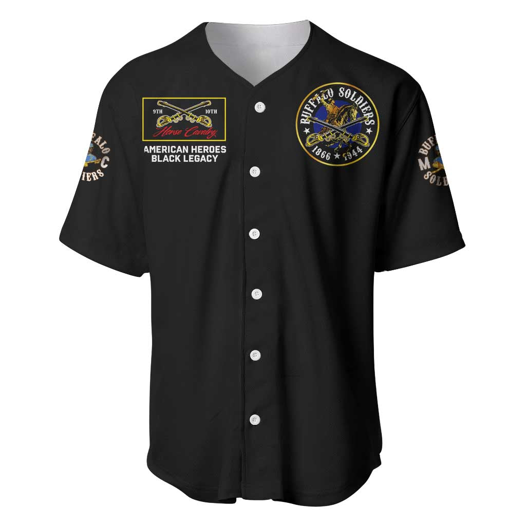 Buffalo Soldiers 1866-1944 Baseball Jersey American Black Heros Legacy - Wonder Print Shop
