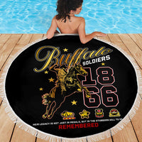 Buffalo Soldiers 1866-1944 Beach Blanket American Black Heros Legacy - Wonder Print Shop