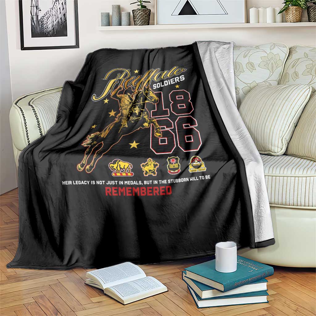 Buffalo Soldiers 1866-1944 Blanket American Black Heros Legacy - Wonder Print Shop