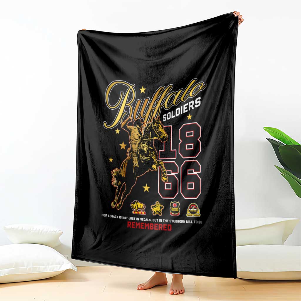 Buffalo Soldiers 1866-1944 Blanket American Black Heros Legacy - Wonder Print Shop