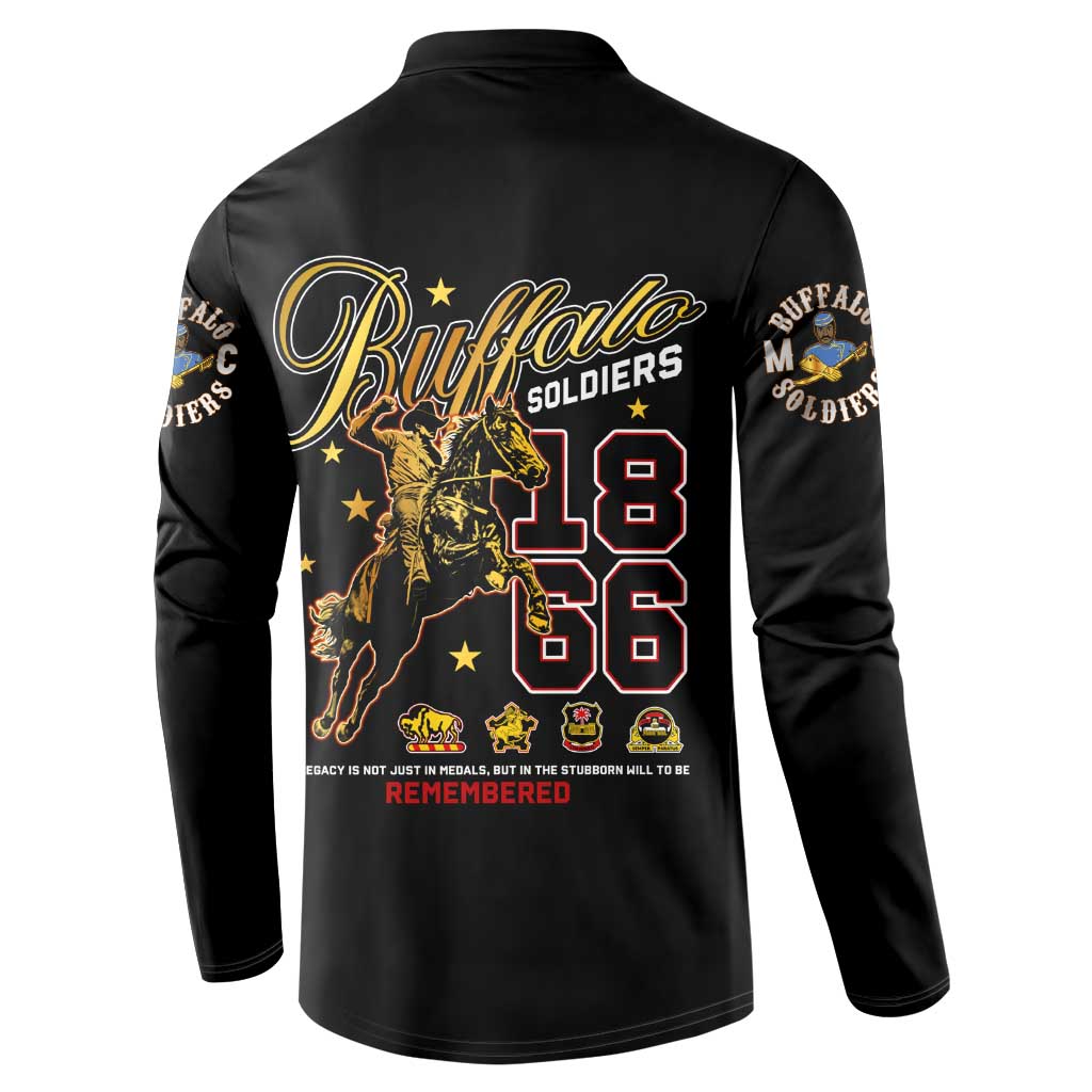 Buffalo Soldiers 1866-1944 Button Sweatshirt American Black Heros Legacy - Wonder Print Shop