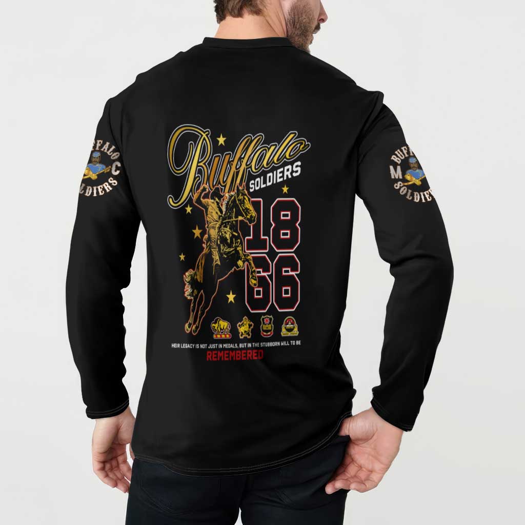 Buffalo Soldiers 1866-1944 Button Sweatshirt American Black Heros Legacy - Wonder Print Shop