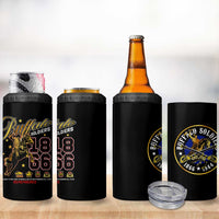 Buffalo Soldiers 1866-1944 4 in 1 Can Cooler Tumbler American Black Heros Legacy - Wonder Print Shop