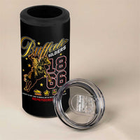 Buffalo Soldiers 1866-1944 4 in 1 Can Cooler Tumbler American Black Heros Legacy - Wonder Print Shop