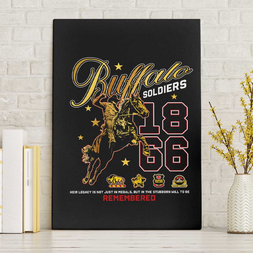 Buffalo Soldiers 1866-1944 Canvas Wall Art American Black Heros Legacy - Wonder Print Shop