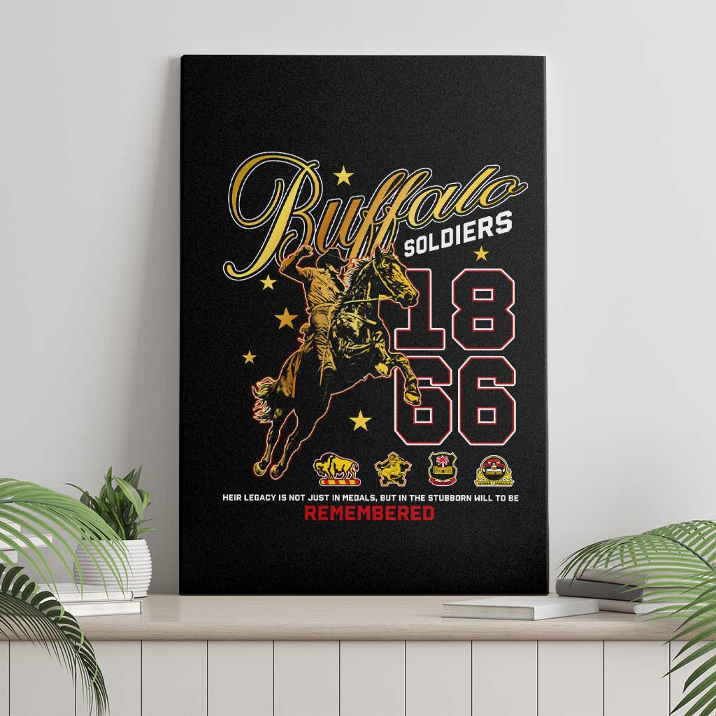Buffalo Soldiers 1866-1944 Canvas Wall Art American Black Heros Legacy - Wonder Print Shop