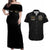 Buffalo Soldiers 1866-1944 Couples Matching Off Shoulder Maxi Dress and Hawaiian Shirt American Black Heros Legacy - Wonder Print Shop