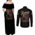 Buffalo Soldiers 1866-1944 Couples Matching Off Shoulder Maxi Dress and Long Sleeve Button Shirt American Black Heros Legacy - Wonder Print Shop