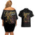 Buffalo Soldiers 1866-1944 Couples Matching Off Shoulder Short Dress and Hawaiian Shirt American Black Heros Legacy - Wonder Print Shop