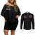 Buffalo Soldiers 1866-1944 Couples Matching Off Shoulder Short Dress and Long Sleeve Button Shirt American Black Heros Legacy - Wonder Print Shop