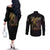 Buffalo Soldiers 1866-1944 Couples Matching Off The Shoulder Long Sleeve Dress and Long Sleeve Button Shirt American Black Heros Legacy - Wonder Print Shop