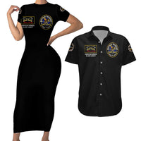 Buffalo Soldiers 1866-1944 Couples Matching Short Sleeve Bodycon Dress and Hawaiian Shirt American Black Heros Legacy - Wonder Print Shop