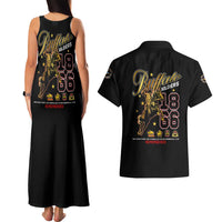 Buffalo Soldiers 1866-1944 Couples Matching Tank Maxi Dress and Hawaiian Shirt American Black Heros Legacy - Wonder Print Shop