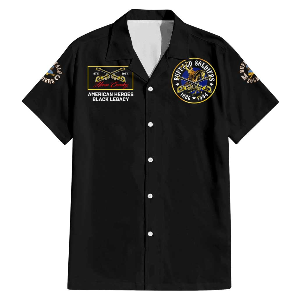 Buffalo Soldiers 1866-1944 Family Matching Mermaid Dress and Hawaiian Shirt American Black Heros Legacy - Wonder Print Shop