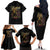 Buffalo Soldiers 1866-1944 Family Matching Off The Shoulder Long Sleeve Dress and Hawaiian Shirt American Black Heros Legacy - Wonder Print Shop